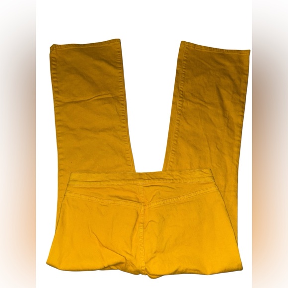 Tory Burch Luisa gold flare jeans - Picture 4 of 6